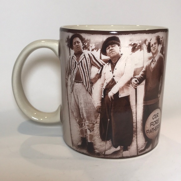 Open Roads Brands / C3 Ent. Inc. Other - Three Stooges Golf Coffee Mug Our Fore Fathers